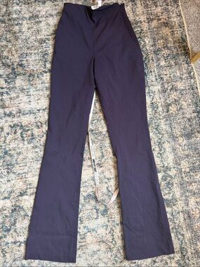 House of CB Deep Navy High-Rise Flared Jeans